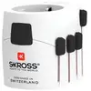 Image de Adaptateur Chargeur Voyage 2 USB A PRO WORLD 6.3A Universel 3 poles Blanc Skross - Neuf