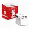 Image de SKROSS - 1.302961 - Antichoc - SÉCURITAIRE pour Les Enfants. Adaptateur de Voyage Universel 2 pôles Plus 4 Ports USB Type-A 4,8 A - Tension et Puissance : 100 V   250 W/250 V   625 W en occasion ou reconditionné