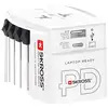Image de Skross Adaptateur 15O PAYS + sortie USB + Sortie Type C 45 WATTS+ cables High Speed charging 160 CM - Neuf