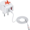 Image de Skross 1.302425 chargeur d'appareils mobiles Caméra Numérique, Lecteur e-book, Ordinateur portable, Chargeur électrique, Smartphone, Smartwatch, Tablette Blanc Secteur Charge rapide Intérieure - Neuf