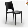 Image de 24 chaises Paris Grand Soleil Empilables pour Bars et Restaurants Polypropylène - Noir