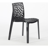 Image de lot de 22 chaises Gruvyer Grand Soleil Empilables pour Bars et Restaurants - Noir