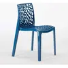 Image de lot de 22 chaises Gruvyer Grand Soleil Empilables pour Bars et Restaurants - Bleu