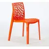 Image de lot de 22 Chaises Gruvyer Grand Soleil Empilables pour Bars et Restaurants - Orange