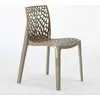 Image de lot de 22 chaises Gruvyer Grand Soleil Empilables pour Bars et Restaurants - Beige Jute