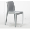 Image de 18 chaises Ice Grand Soleil en polypropylène pour les restaurants et les bars - Jaune