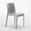 Image de 18 chaises Ice Grand Soleil en polypropylène pour les restaurants et les bars - Gris