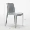 Image de 18 chaises Ice Grand Soleil en polypropylène pour les restaurants et les bars - Beige