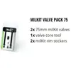 Image de valves tubeless milKit, taille:75 mm