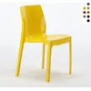 Image de Ice Grand Soleil Chaises de cuisine et de bar empilables en polypropylène - Jaune