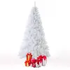 Image de Arbre de Noël artificiel Blanche-Neige 210cm branches artificielles en PVC Aspen