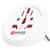 Image de Adaptateur voyage 16A Monde vers Europe 2/3 poles Blanc Skross - Neuf