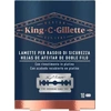 Image de Gillette King : lames de rechange pour rasoir à double tranchant - paquet de 10 lames