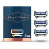 Image de Gillette King C Lames de rasoir 3pcs Neck&Cheeks