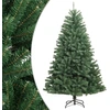Image de Sapin de Noël artificiel à charnières avec support vert 240 cm