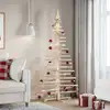 Image de Arbre de Noël en bois pour décoration 180 cm bois massif de pin