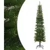 Image de Sapin de Noël artificiel mince avec support 240 cm PE