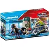 Image de PLAYMOBIL City Action, Policier en Moto et Voleur, Set de Jeu, Dès 4 ans, Figurine de Qualité