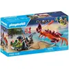 Image de PLAYMOBIL Pirates, Pirate et crabe géant, 26 pièces, Canon pivotant, Figurine et accessoires inclus, 4+ ans