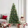 Image de Sapin de Noël Artificiel à Branches Articulées Vert 180 cm