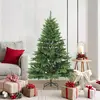 Image de Sapin de Noël Artificiel à Branches Articulées Vert 150 cm