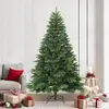 Image de Arbre de Noël artificiel pliable avec support Vert 240 cm