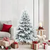 Image de Sapin de Noël artificiel à branches pliantes, duveteux de neige