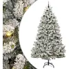 Image de Sapin de Noël artificiel Vert et blanc 270 cm PVC et métal