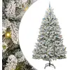 Image de Sapin de Noël artificiel Vert et blanc 270 cm PVC et métal