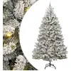 Image de Sapin de Noël artificiel Vert et blanc 300 cm PVC et métal