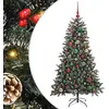 Image de Sapin de Noël artificiel Vert 150 cm PVC, plastique et acier