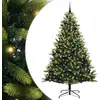 Image de Arbre de Noël artificiel en silicone flexible 300 LEDs 240 cm