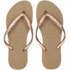 Image de Havaianas Slim Femme - Tongues et Sandales, Rose - Taille 39/40 - Plastique