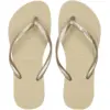 Image de Havaianas Slim Femme - Tongues et Sandales, Beige - Taille 35/36 - Plastique