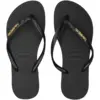 Image de Havaianas Slim Femme - Tongues et Sandales, Noir - Taille 35/36 - Plastique