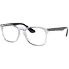Image de Ray - Ban Unisex Ray - Ban RX7074 5943 Montures optiques Injecté Transparent Transparent Carré Normale