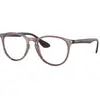 Image de Ray - Ban Femme Ray - Ban RX7046 ERIKA 8139 Montures optiques Injecté Violet Transparent Ronde Normale