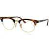 Image de Ray - Ban Unisex Ray - Ban RX5154 CLUBMASTER 2372 Montures optiques Plastique Havane Carré
