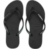 Image de Havaianas Slim Femme - Tongues et Sandales, Noir - Taille 37/38 - Plastique