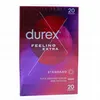 Image de DUREX Préservatifs - Feeling Extra - Préservatifs Fins Et Extra Lubrifiés 20 préservatifs