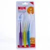 Image de NUK Easy learning - Cuillères douces silicone +4mois lot de 3
