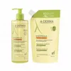 Image de A-DERMA Exomega Control - Huile lavante émolliente flacon 500ml + eco recharge 500ml