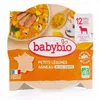 Image de BABYBIO Repas du Midi - Petit plat Navarin de petits légumes agneau de nos régions 230g dès 12 mois