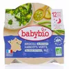 Image de BABYBIO Repas du Soir - Petit plat Brocoli, haricots verts et riz 230g dès 12 mois