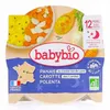 Image de BABYBIO Repas du Soir - Petit plat Douceur de Panais carotte des landes, polenta 230g dès 12 mois