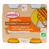 Image de BABYBIO Repas du Midi - Petits pots carotte,butternut, poulet, riz dès 6 mois 2x200g