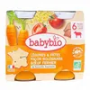 Image de BABYBIO Repas du Midi - Petits pots Légumes & Pâtes façon bolognaise 2x200g dès 6 mois