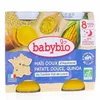 Image de BABYBIO Repas du soir - Maïs Patate douce Quinoa bio 2x200g