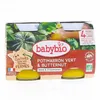 Image de BABYBIO Légumes - Petits pots Potimarron vert & Butternut 2x130g dès 4 mois