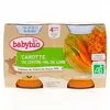 Image de BABYBIO Légumes - Petits pots carotte dès 4 mois 2x130g